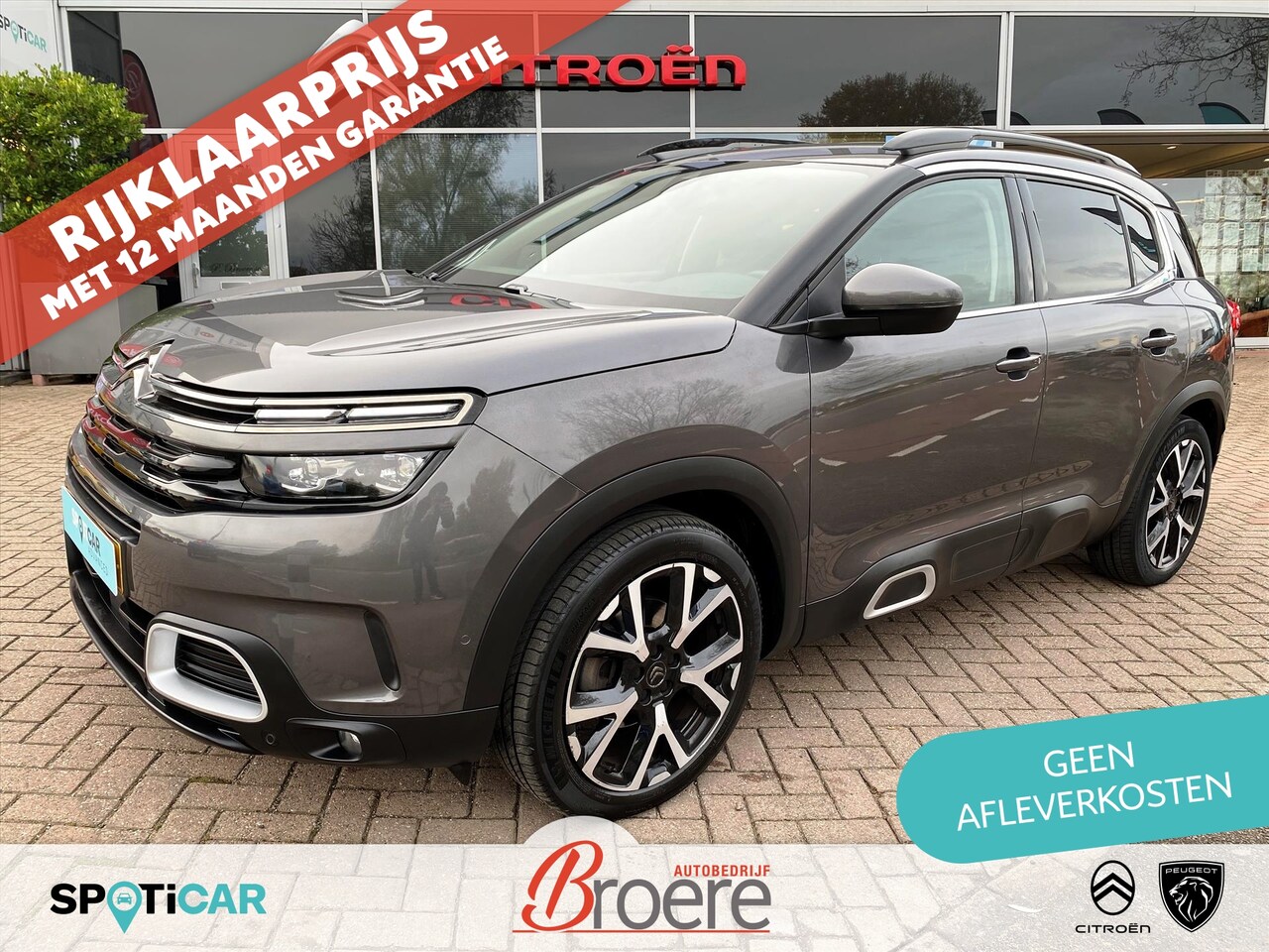 Citroën C5 Aircross - 1.2 130pk Shine | adaptive cruise, 19 inch velgen, camera, parkeersensoren v&a, elek. klep - AutoWereld.nl