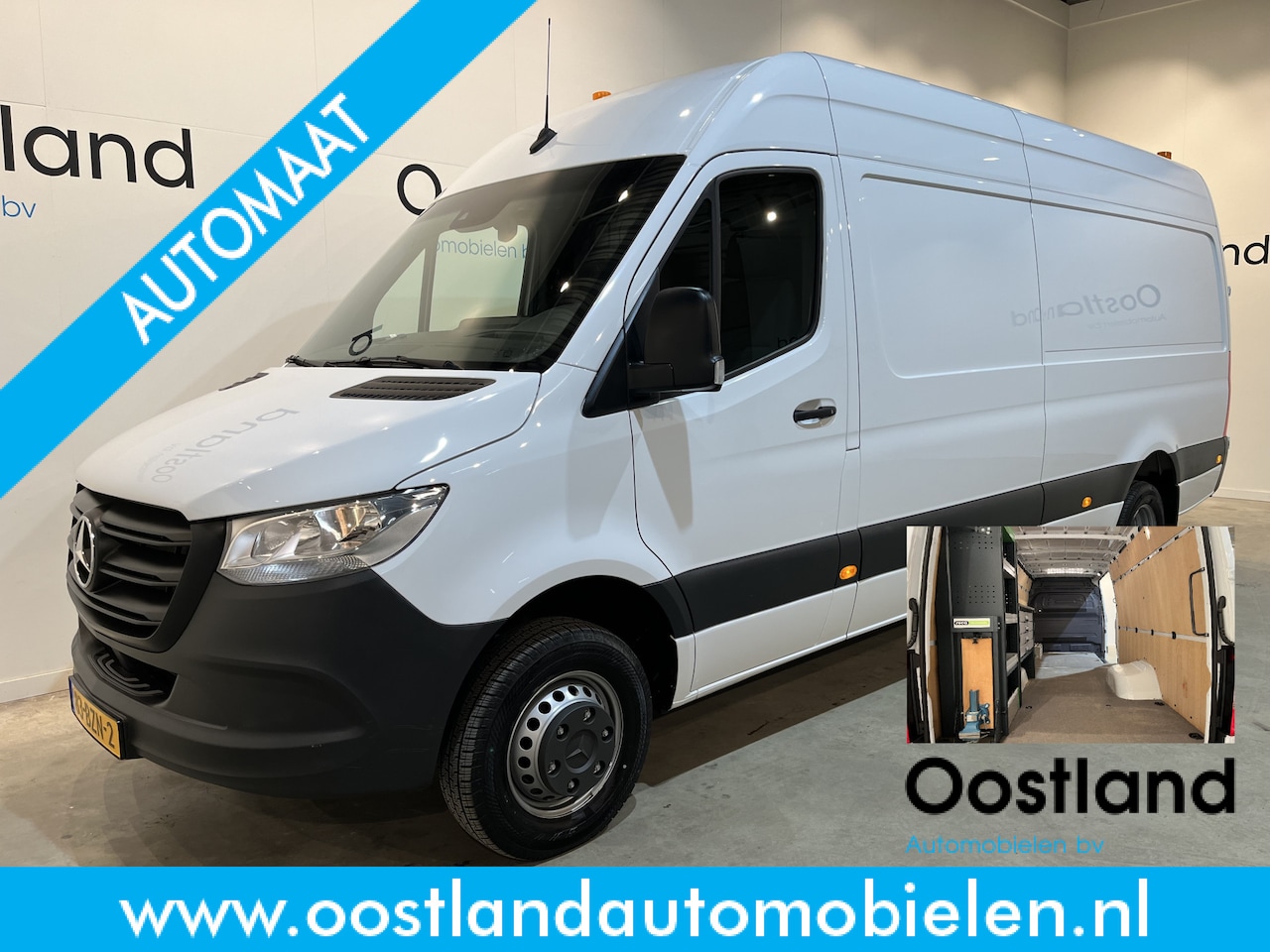 Mercedes-Benz Sprinter - 515 CDI L3H2 RWD Automaat / Euro 6 / GVW 5.000 KG / Trekhaak 3500 KG / Dubbel Lucht / Tach - AutoWereld.nl