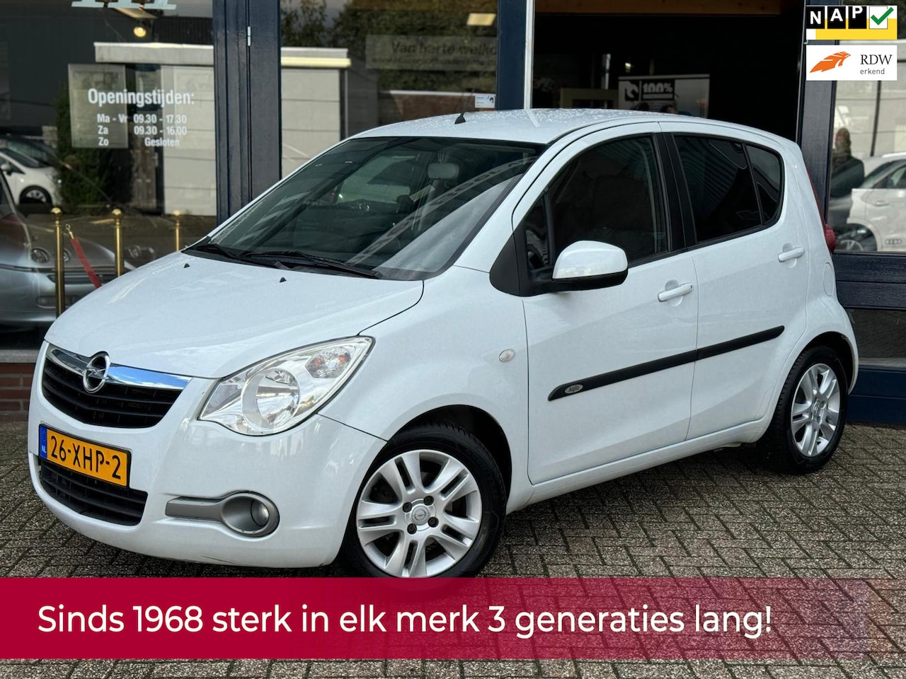 Opel Agila - 1.0 Edition NL AUTO NAP! Airco l MTF-stuur l Toerenteller l LM velgen l 2e eigenaar l Deal - AutoWereld.nl