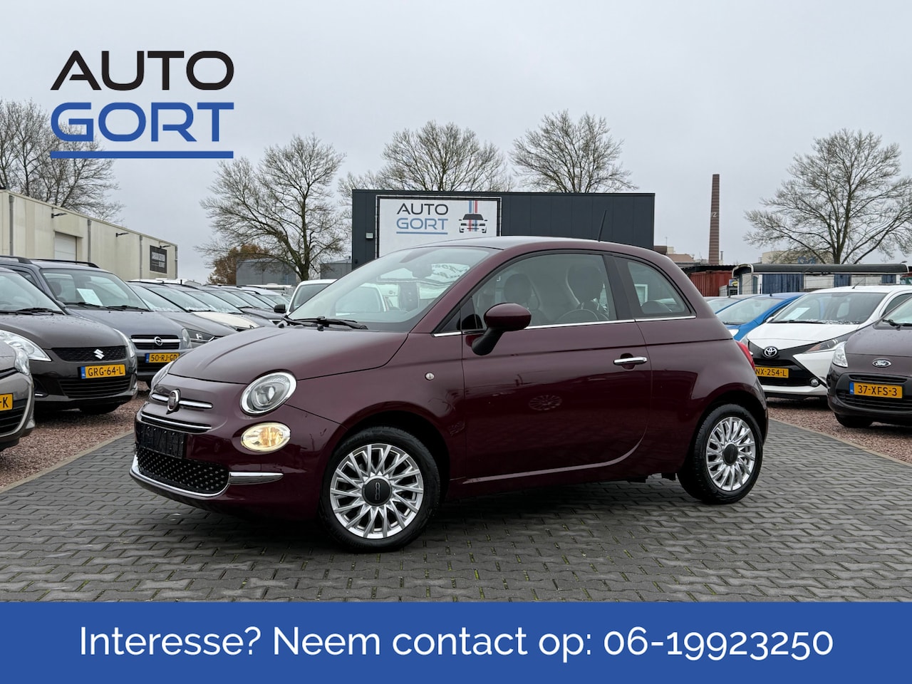 Fiat 500 - 0.9 86pk TwinAir Lounge | Clima | Panodak | Alu velgen | Trekhaak - AutoWereld.nl