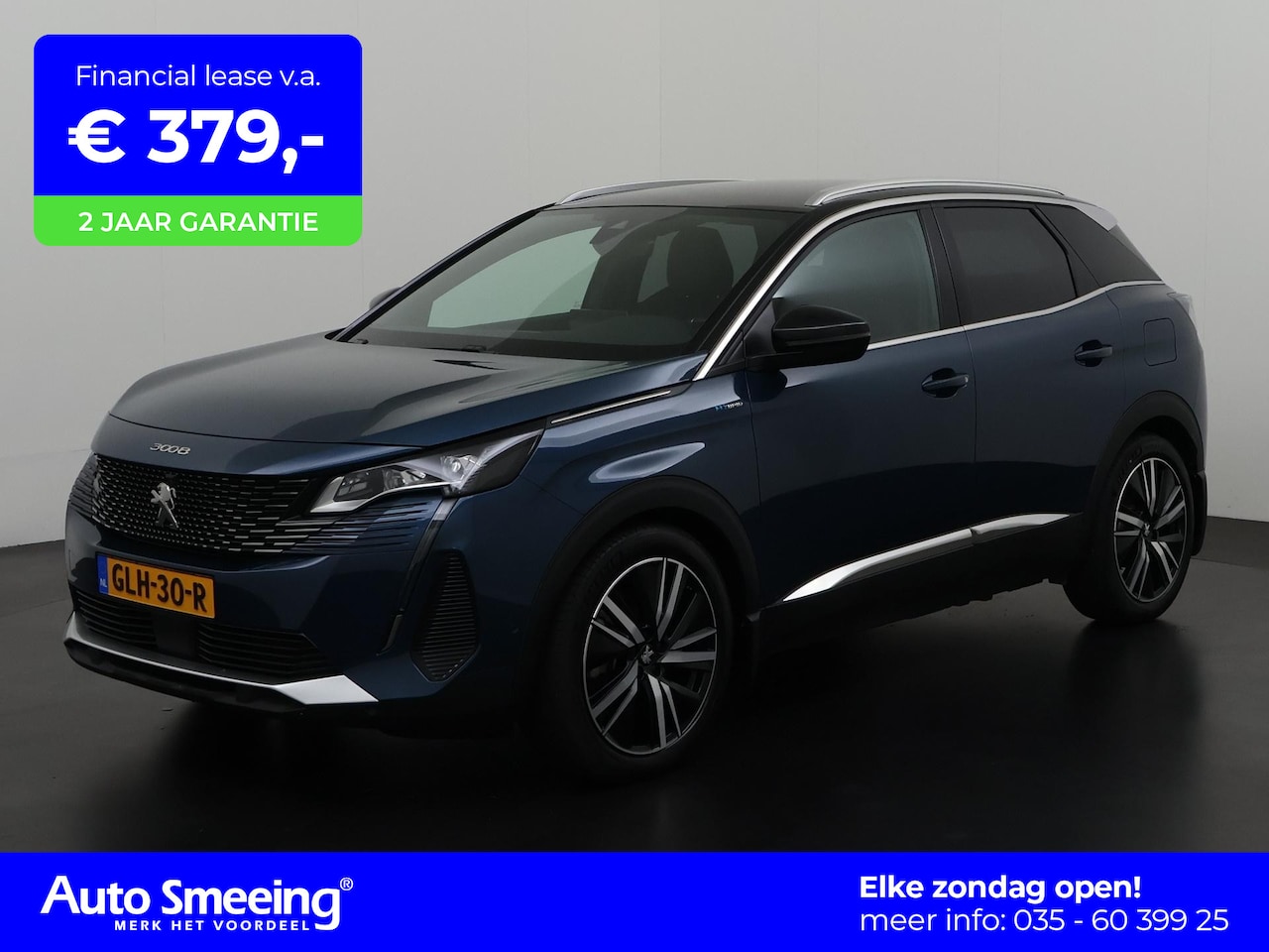 Peugeot 3008 - 1.6 HYbrid 225 GT | Leder | Stoelmassage | 360 Camera | Elek achterklep | Zondag Open! - AutoWereld.nl