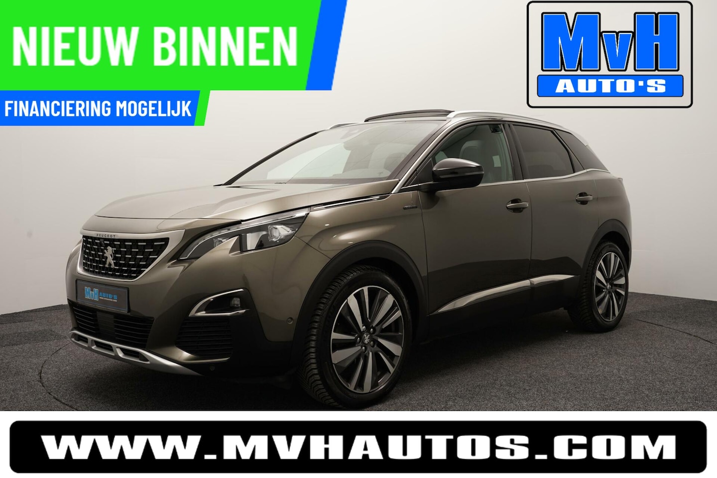 Peugeot 3008 - 1.2 PureTech GT Line|LUXE!|PANO|TREKH|CAMERA|LEER - AutoWereld.nl