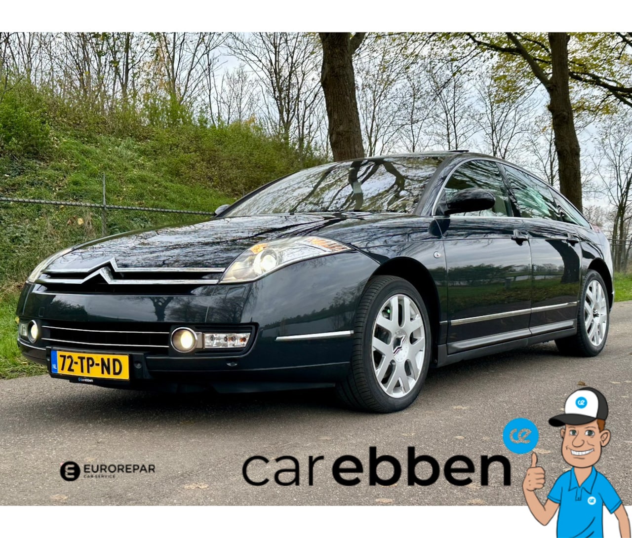 Citroën C6 - 2.7 HdiF V6 Exclusive | Topconditie | 127.000 KM | Schuif-/kanteldak | Beige leder - AutoWereld.nl