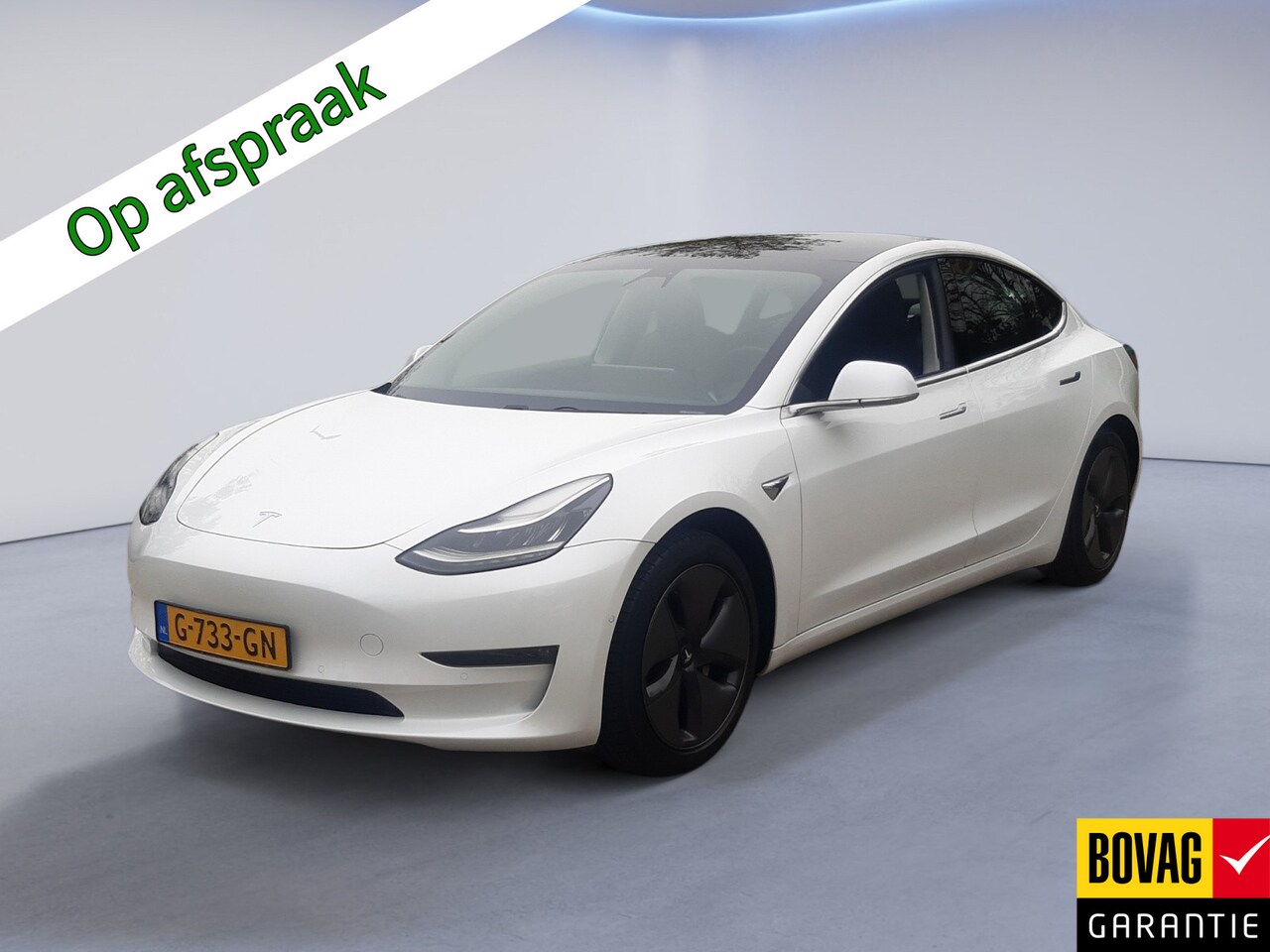 Tesla Model 3 - Long Range RWD Long Range AWD 75 kWh (461 PK) 1e-Eig, Keurig-Onderh, 12-Mnd-BOVAG, NL-Auto, Trekhaak, Lee - AutoWereld.nl