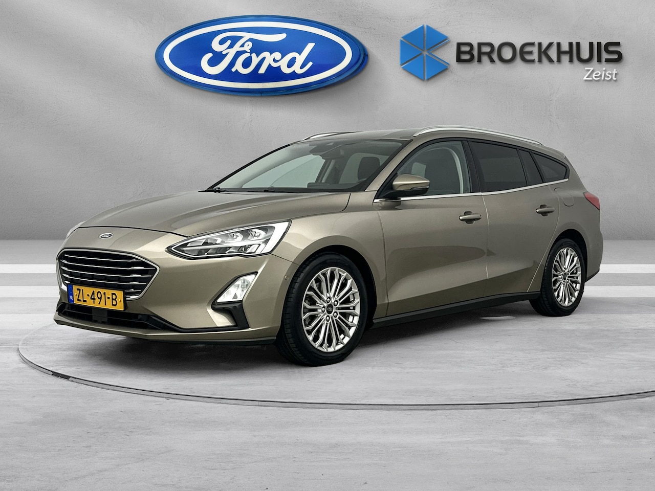 Ford Focus Wagon - 1.0 125pk Titanium | B&O audio | Adapt. Cruise | 100% Dealer Onderhouden | Full LED verlic - AutoWereld.nl