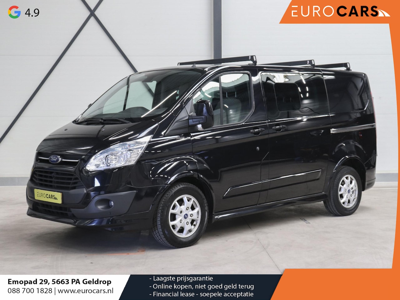 Ford Transit Custom - 270 2.2 TDCI L1H1 Limited Dubbele Cabine - AutoWereld.nl