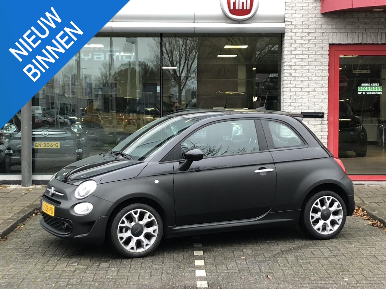 Fiat 500 - 1.0 Hybrid Hey Google NAVI|APPLE/ANDROID|AIRCO|PDC|16" - AutoWereld.nl