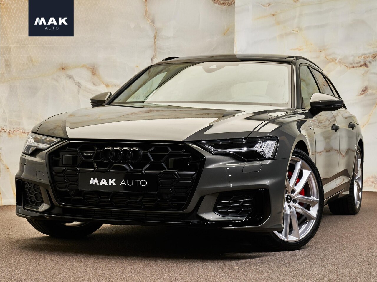 Audi A6 Avant - 55 TFSI e Quattro S Edition, pano, S Sportstoelen, 21", B&O, HUD, tr.haak, topview, ACC, k - AutoWereld.nl