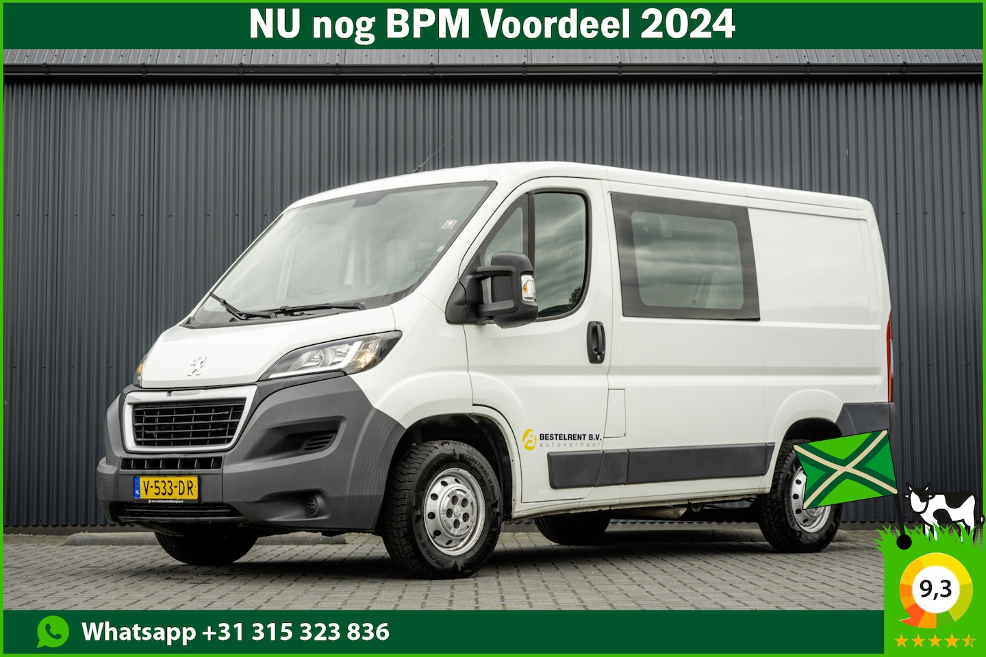 Peugeot Boxer - **2.0 BlueHDI L1H1 | Euro 6 | 7-Persoons | nwe motor | Cruise | Airco | Camera | DC** - AutoWereld.nl