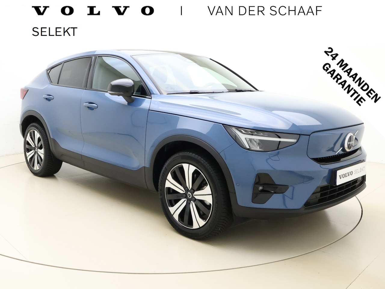 Volvo C40 - Twin 408pk Ultimate 78 kWh / 1e Eig. / Nubuck / Fjord Blue / Getint glas / Adapt. Cruise / - AutoWereld.nl