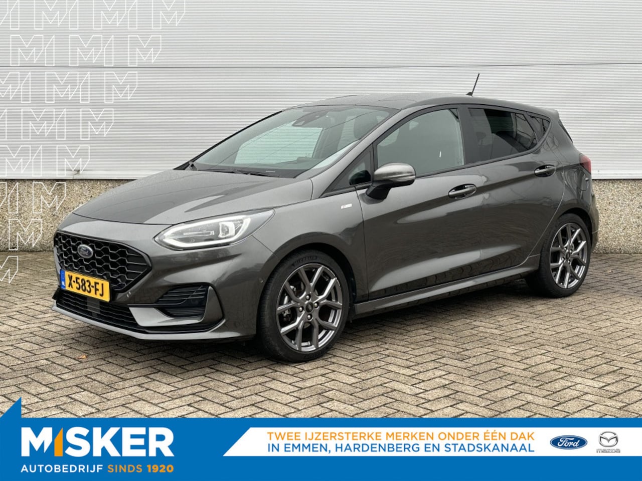 Ford Fiesta - 1.0 EcoB.Hybrid ST-Line X 155PK! WINTERPACK! LED! ADAPTIVE CRUIS - AutoWereld.nl