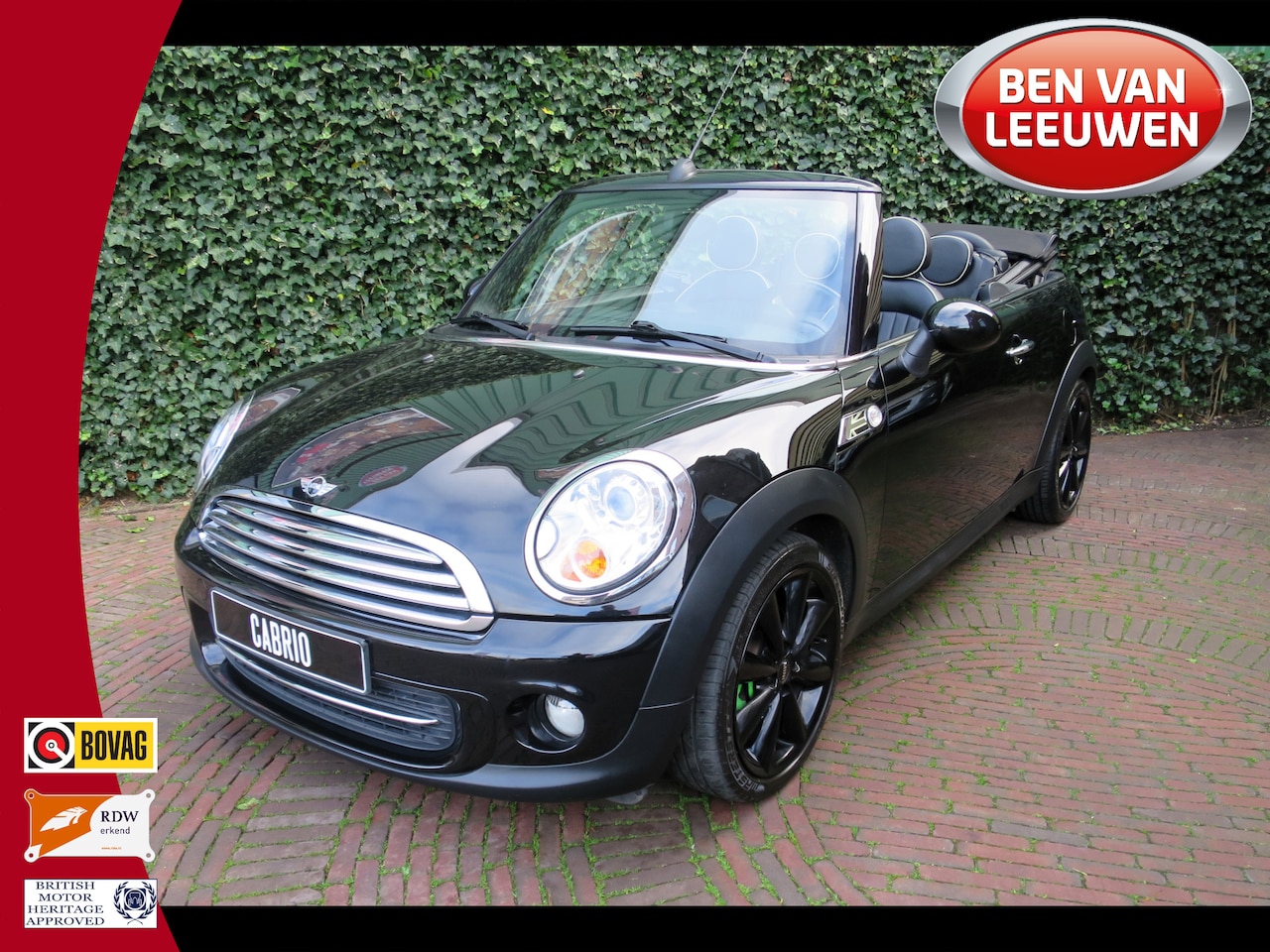 MINI Cabrio - 1.6 Cooper Chili R57 LCI met Leder, Navi, BT, Xenon en 17" - AutoWereld.nl