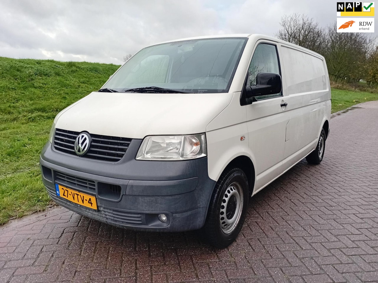 Volkswagen Transporter - 2.5 TDI 340 MHD Rode TDI 128 kw Cruise Airo PDC APK 10-'25 Marge Trekhaak - AutoWereld.nl