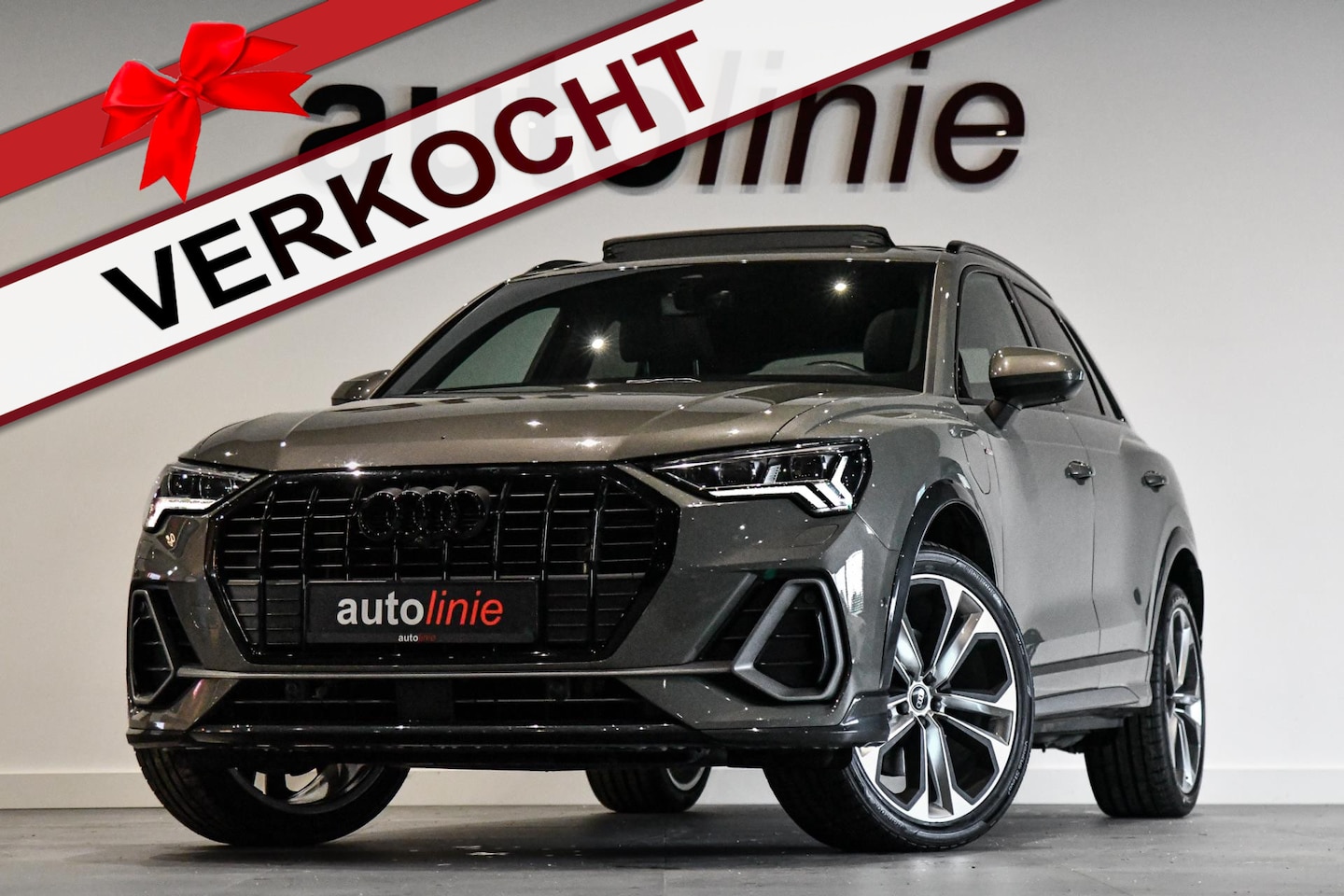 Audi Q3 - 45 TFSI e S-Line. Pano, ACC, Memory, 360, Leder, Keyless, Dodeh, B&O, Sfeer, Matrix, CarPl - AutoWereld.nl