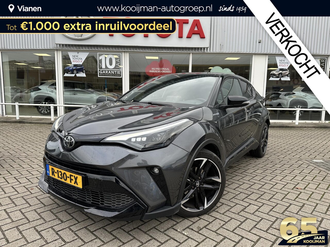 Toyota C-HR - 1.8 Hybrid GR-Sport NL Auto, slechts 48000km, bomvol opties - AutoWereld.nl