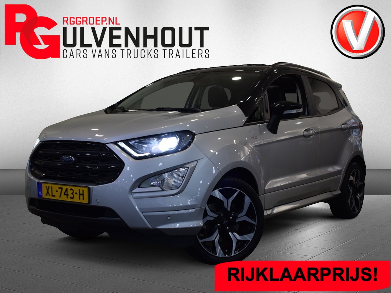 Ford EcoSport - 1.0 EcoBoost ST-Line SCHUIFDAK | NAVI | TREKHAAK | BANG & OLUFSE - AutoWereld.nl