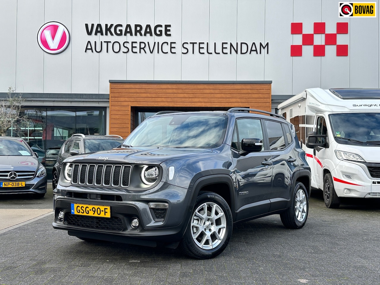 Jeep Renegade - 1.5T e-Hybrid Limited|Rijklaar|Winterpack|FULL LED|Camera|Adaptive Cruise|Carplay|Navi - AutoWereld.nl