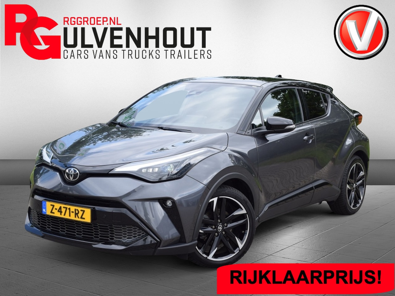 Toyota C-HR - 1.8 Hybrid GR-Sport | PREMIUM PACK | 19 INCH | LEDER | NAVI | BO - AutoWereld.nl