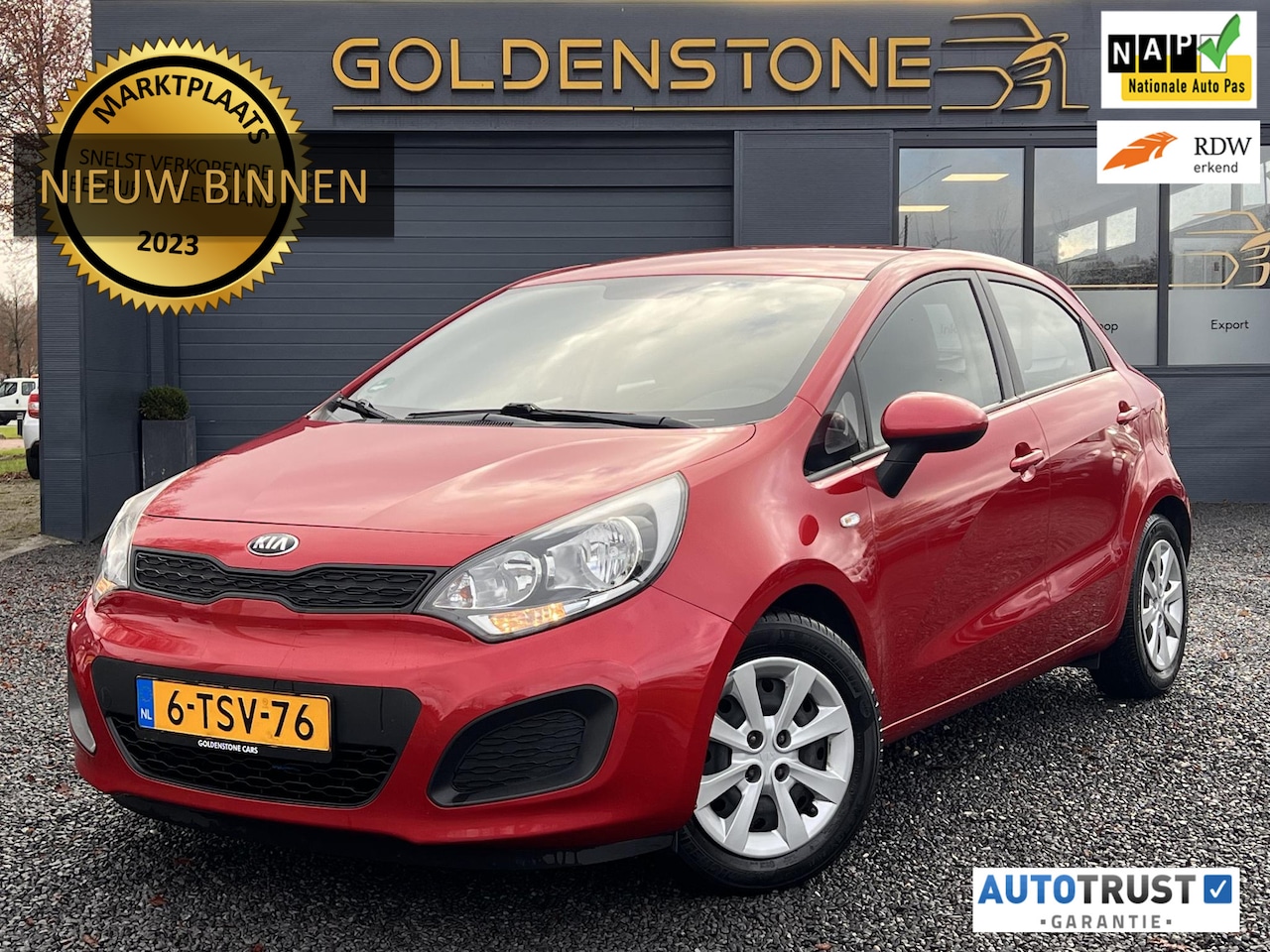 Kia Rio - 1.2 CVVT ComfortLine 1e Eigenaar,Airco,Elek Ramen,NL Auto,N.A.P,APK tot 05-2025 - AutoWereld.nl