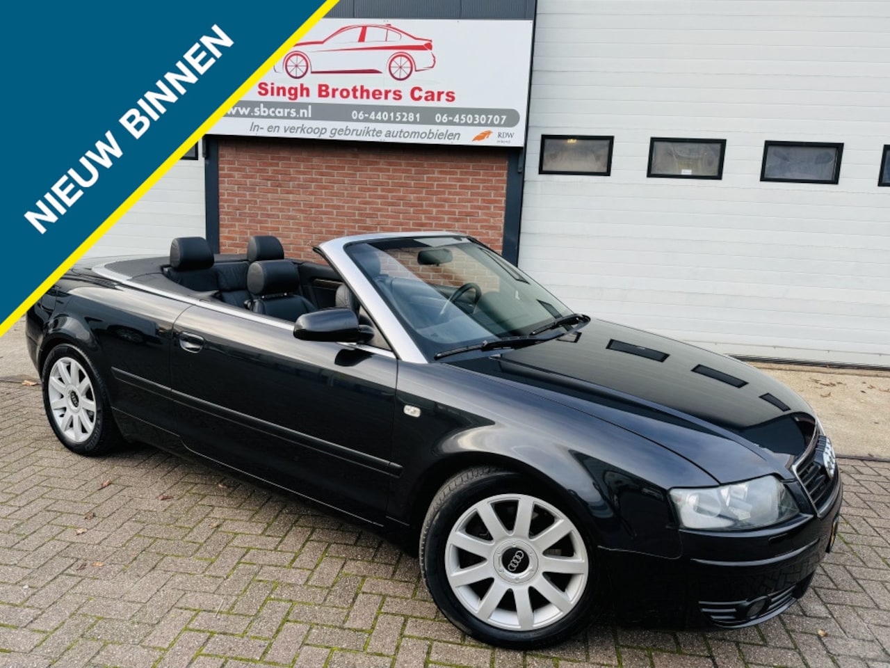 Audi A4 Cabriolet - 3.0 V6 EXE AUT LEER Y-TIMER INRUIL MOG!!! - AutoWereld.nl