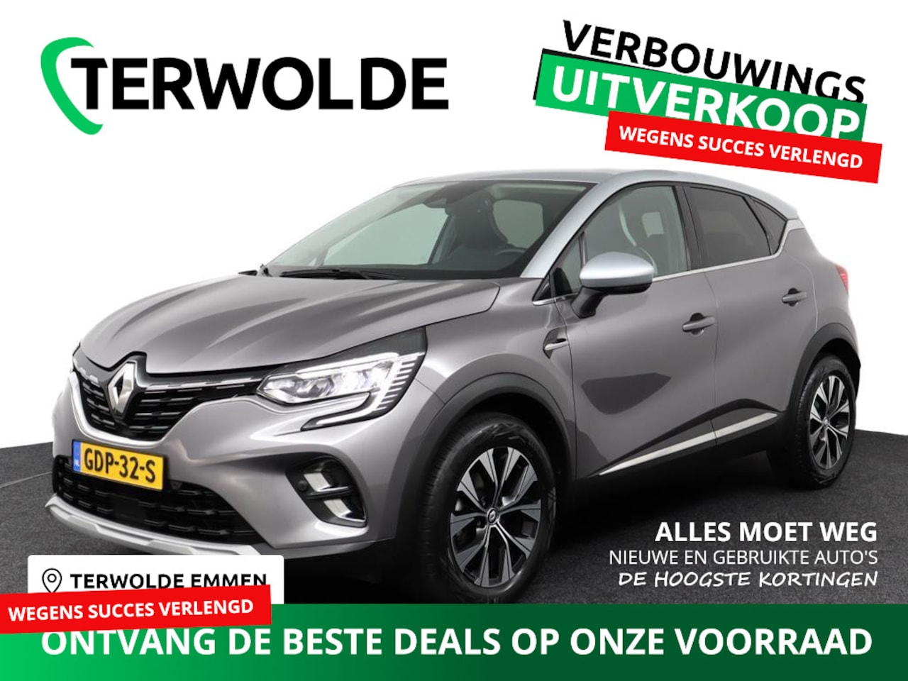 Renault Captur - 1.0 TCe 90 techno | Two-Tone kleur | Easy Link Navigatie | Achteruitrijcamera | Parkeersen - AutoWereld.nl