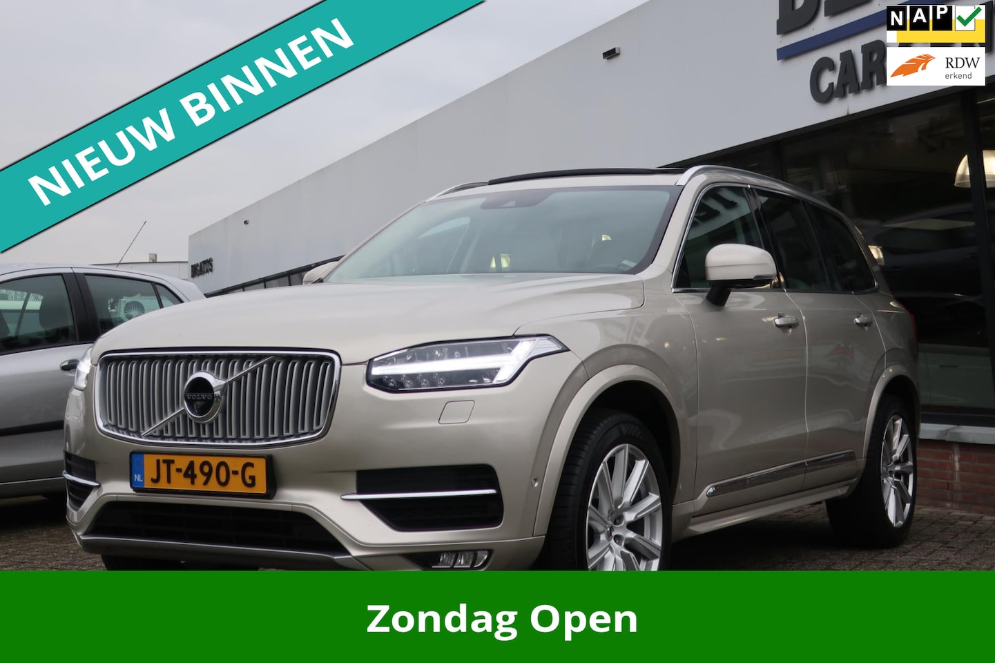 Volvo XC90 - 2.0 D5 AWD Inscription LED_PANO_MASSAGE_360CAM_VOL OPTIE . - AutoWereld.nl