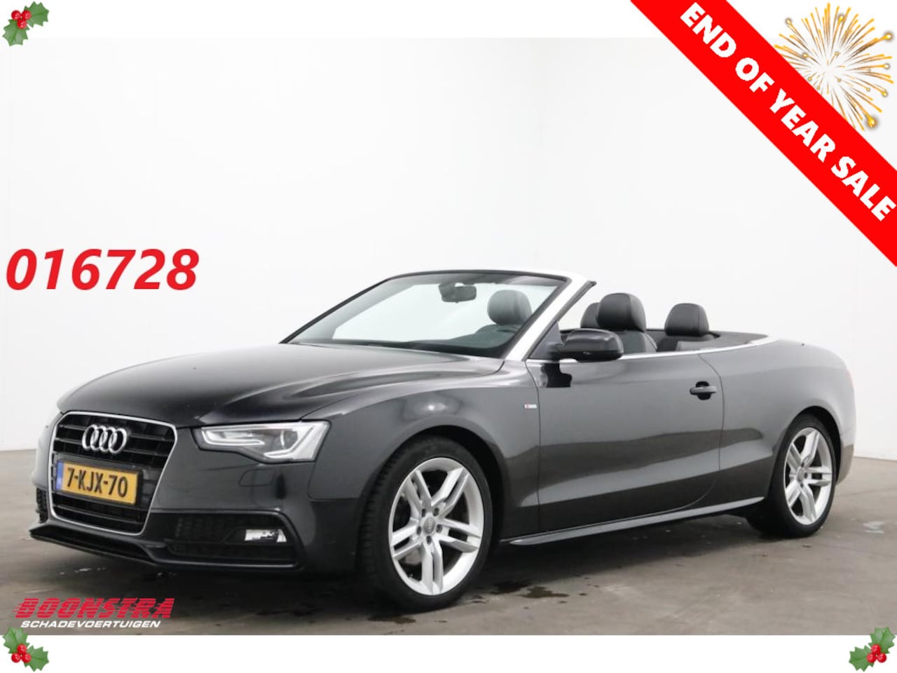 Audi A5 Cabriolet - 2.0 TDI 180 PK Aut. S-Line Xenon Leder Navi Clima Cruise SHZ PDC - AutoWereld.nl