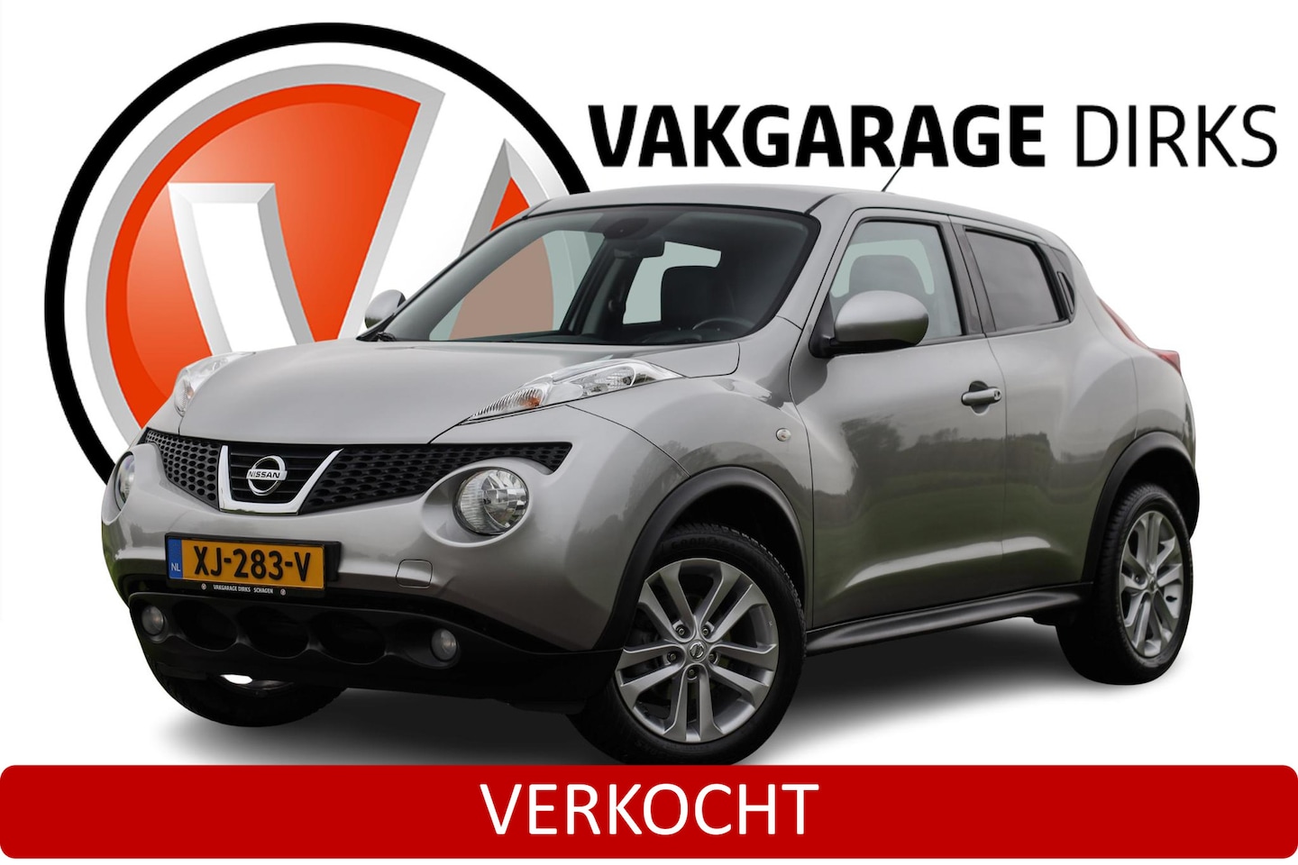 Nissan Juke - 1.6 Tekna ✅ Leder ✅ Navi ✅ Camera - AutoWereld.nl