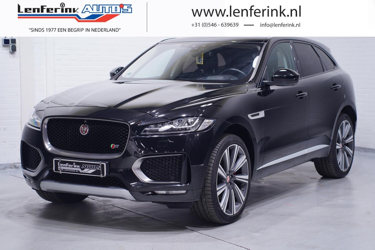 Jaguar F-Pace - 3.0 S AWD 30d 22"-inch camera HUD panodak sportinterieur blackline meredian DAB memo lv st - AutoWereld.nl