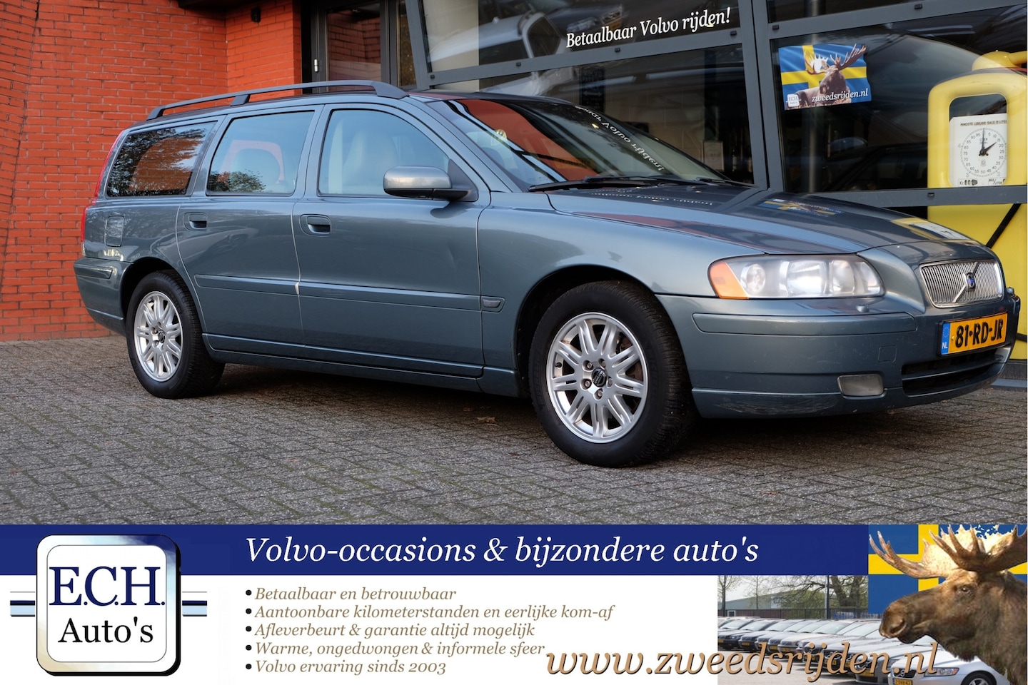 Volvo V70 - 2.5T Momentum 2.5T 210 pk Momentum, Trekhaak, Youngtimer - AutoWereld.nl