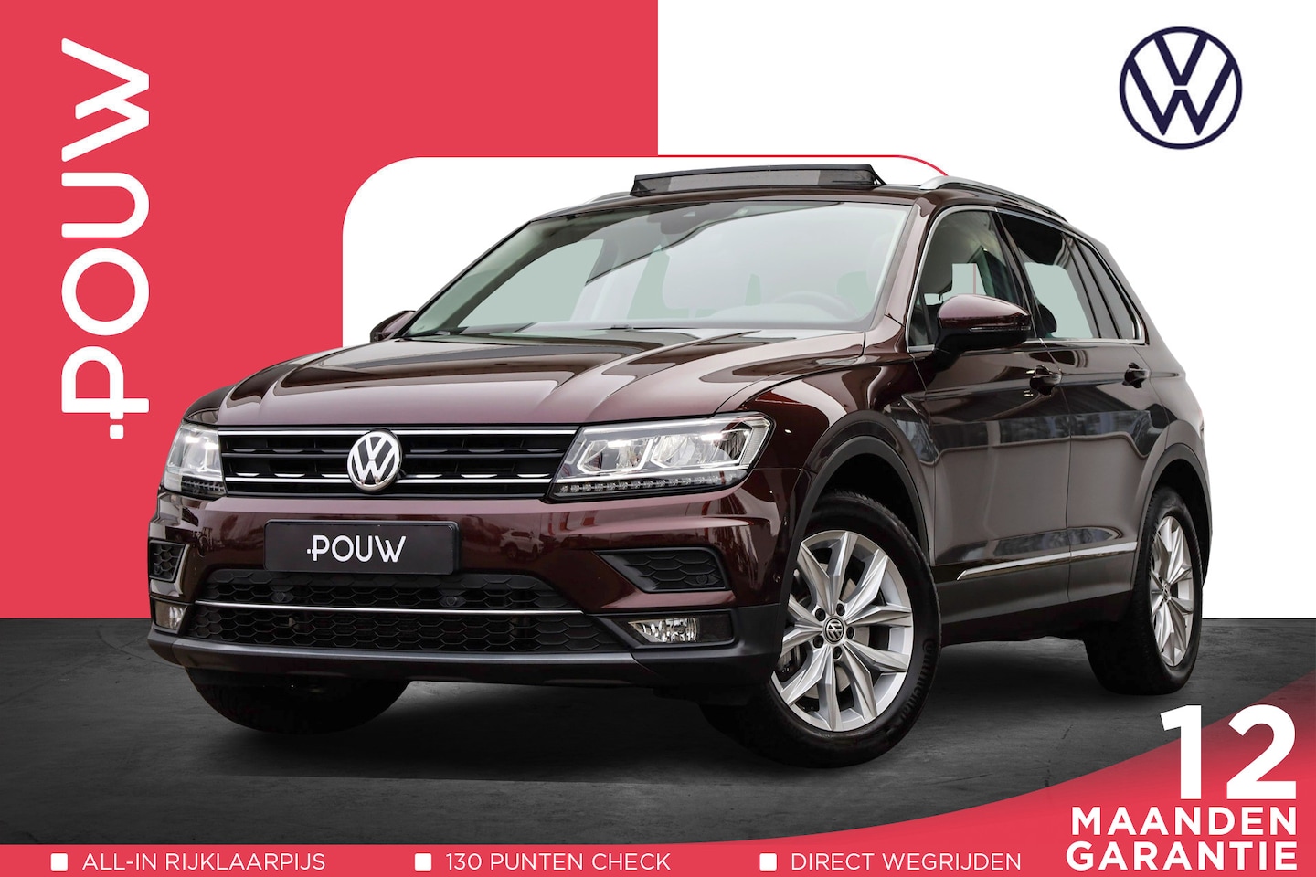 Volkswagen Tiguan - 2.0 TSI 190pk DSG 4Motion Highline | Trekhaak | Panoramadak | Stoelverwarming | Camera - AutoWereld.nl