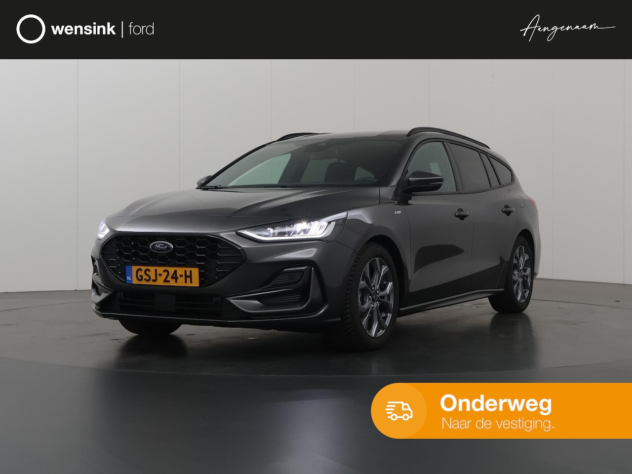 Ford Focus Wagon - 1.0 EcoBoost Hybrid Automaat 155pk ST Line X | Elekt. Wegklapb. Trekhaak | Adaptive Cruise - AutoWereld.nl