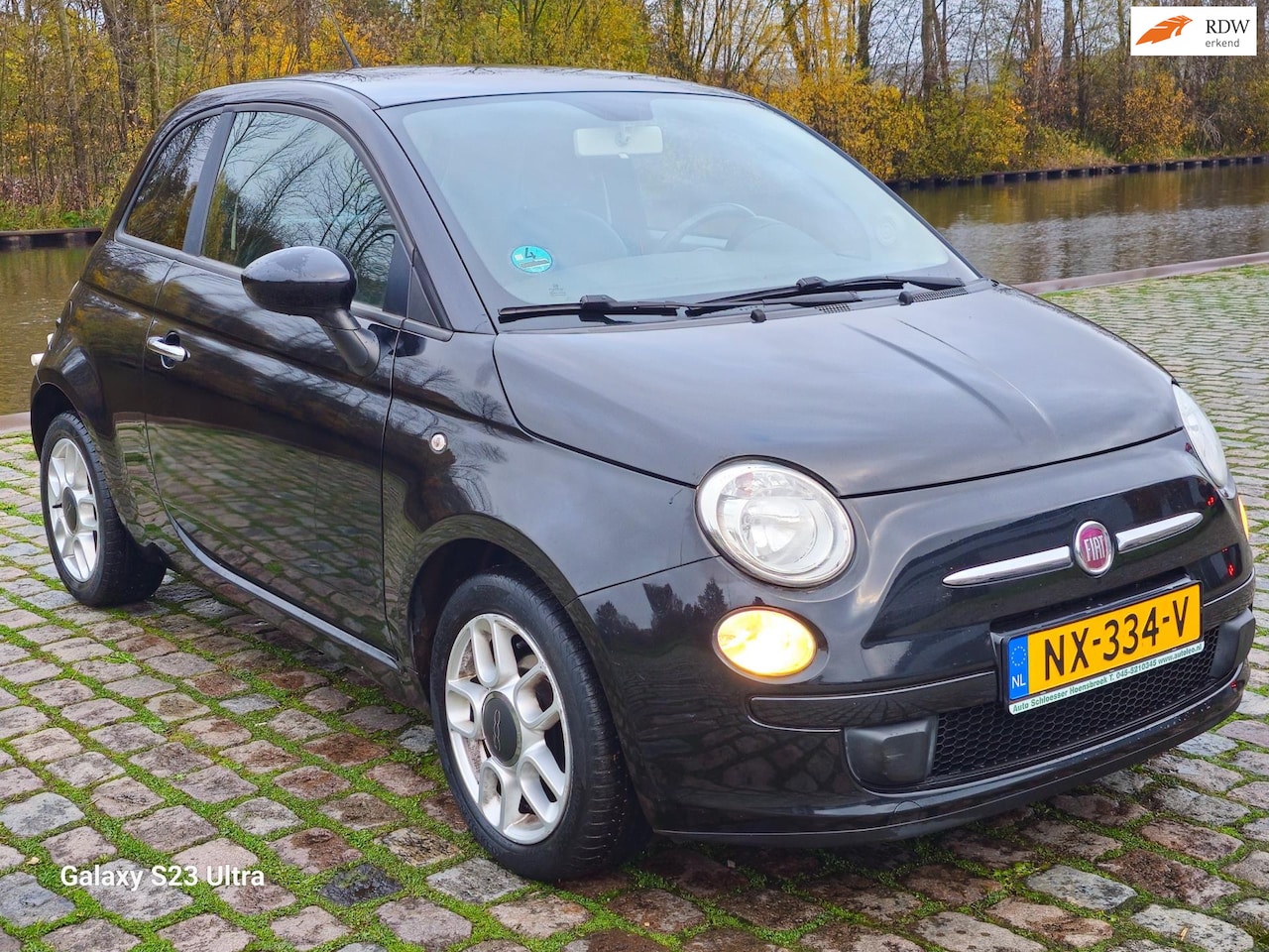 Fiat 500 - 1.2 Lounge airco elektrische ramen cv op afs - AutoWereld.nl