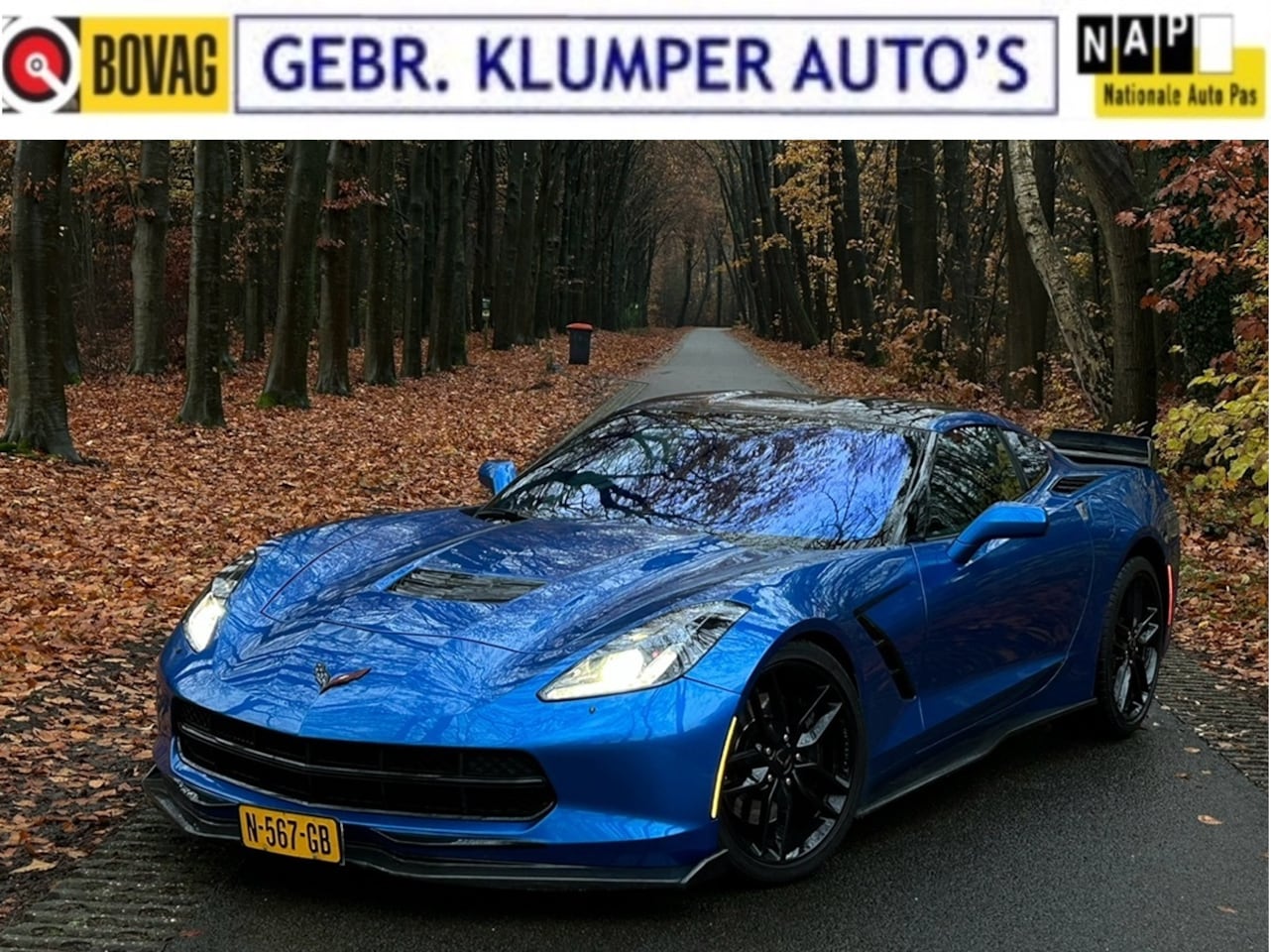 Chevrolet Corvette - C7 6.2 V8 466pk Automaat, Weinig km, Full option - AutoWereld.nl