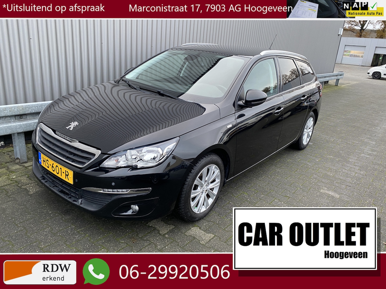 Peugeot 308 SW - 1.2 PureTech Style 148Dkm.NAP, Navi, Clima, CC, PDC, LED, LM, Trekh, nw. APK – Inruil Moge - AutoWereld.nl