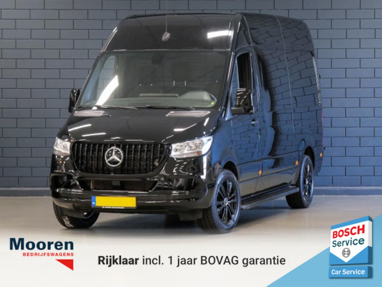 Mercedes-Benz Sprinter - 317 1.9 CDI 170PK AUTOMAAT L2H2 RWD 3500KG AHW MOGELIJK | CAMERA | CARPLAY | BLACK ON BLAC - AutoWereld.nl