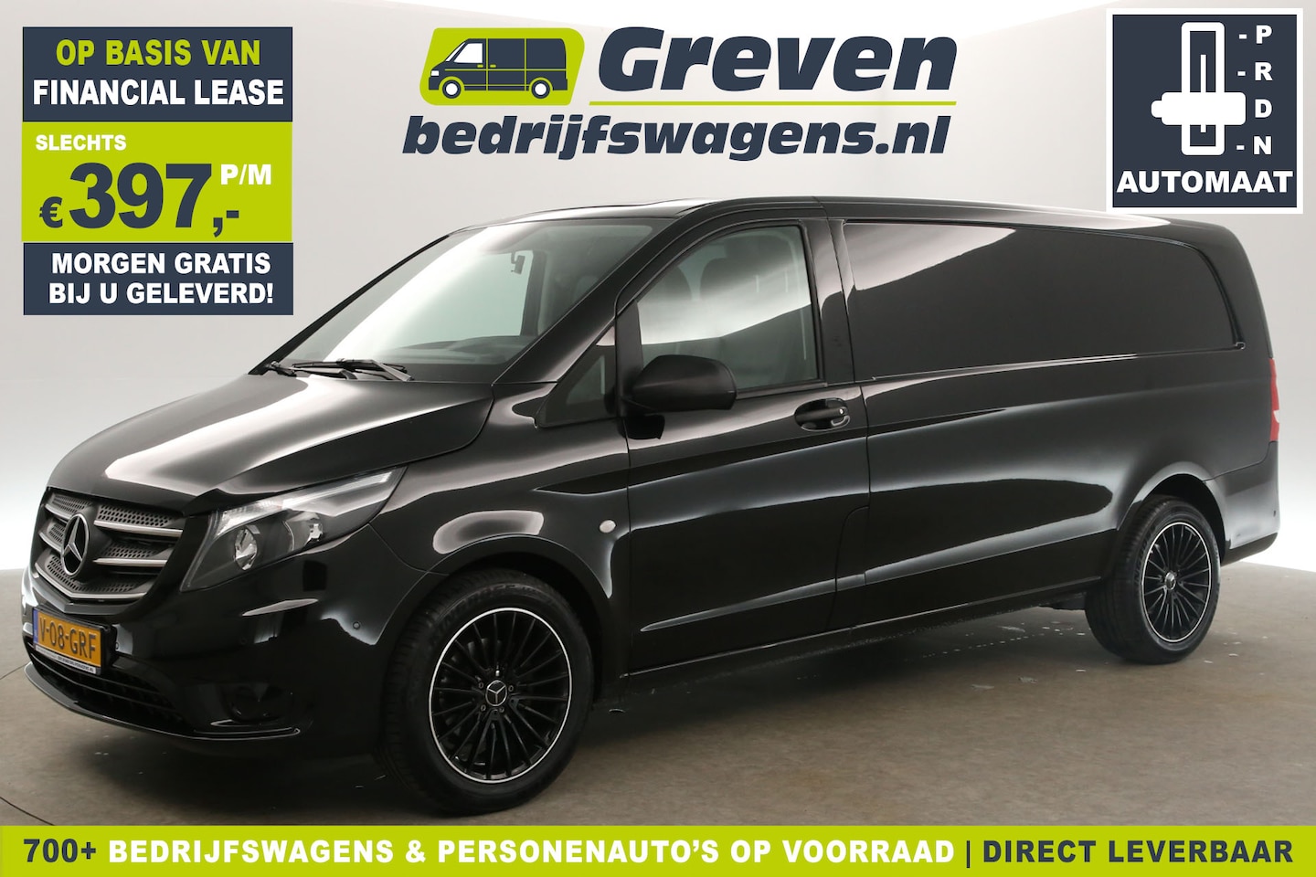 Mercedes-Benz Vito - 116 CDI Extra Lang 164PK Automaat Airco Cruise Camera Navigatie 18''LMV PDC 3 Persoons Tre - AutoWereld.nl