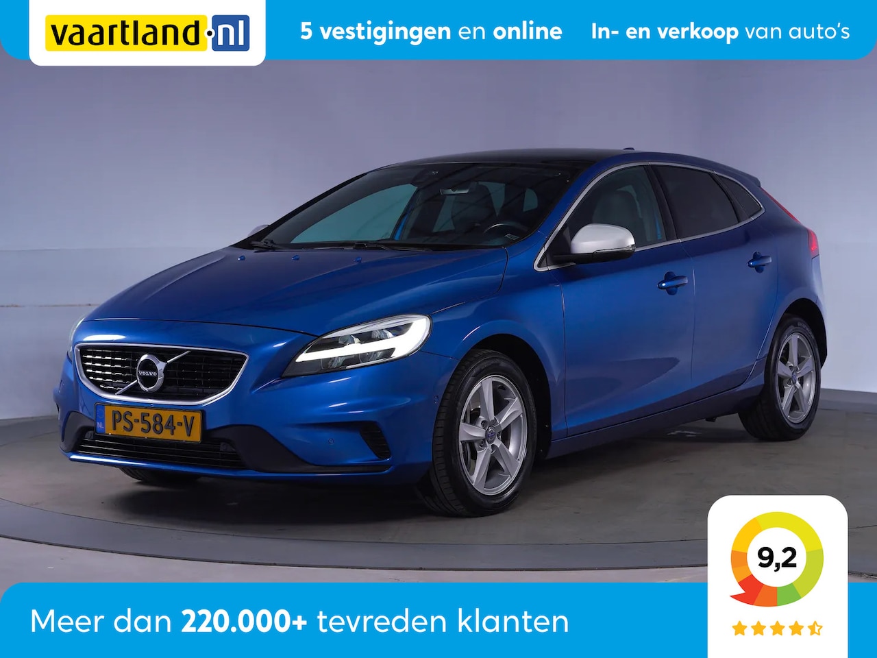 Volvo V40 - 2.0 D3 Business Sport Aut. [ Panoramadak Cruise controle Leer Stoelverwarming] - AutoWereld.nl