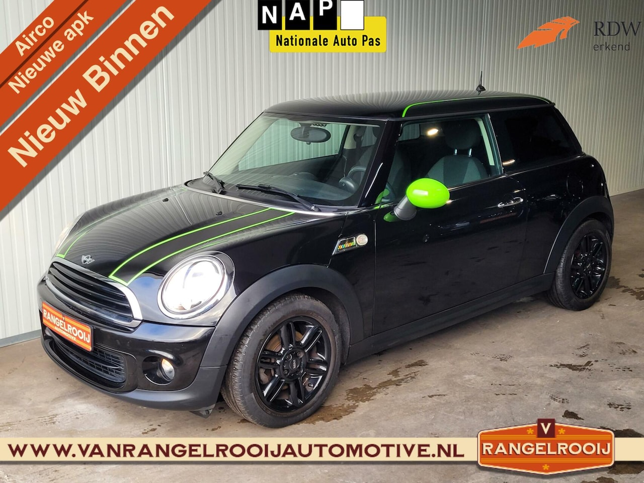 MINI One - Mini 1.6 Pepper, airco, el. pakket, 15" lm velgen - AutoWereld.nl