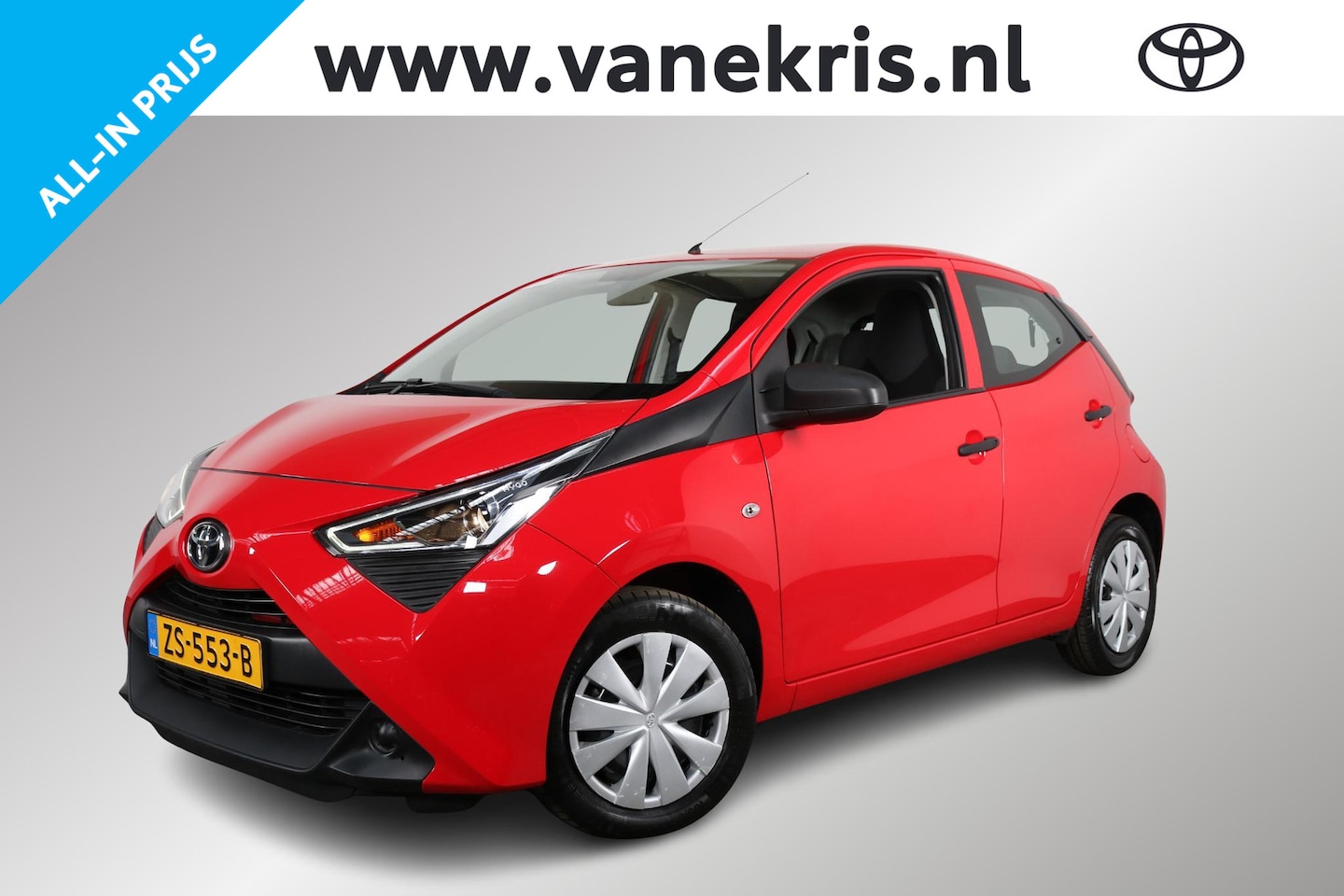 Toyota Aygo - 1.0 VVT-i x-fun 1.0 VVT-i X-Fun, Bluetooth, Airco, 1e eigenaar , NL auto - AutoWereld.nl