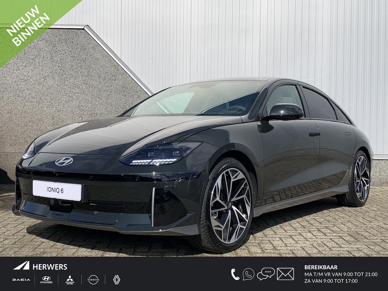 Hyundai IONIQ 6 - Lounge 77 kWh / €12.955,- voordeel! / Digital Green Pearl / 20 Inch Lichtmetalen Velgen / - AutoWereld.nl