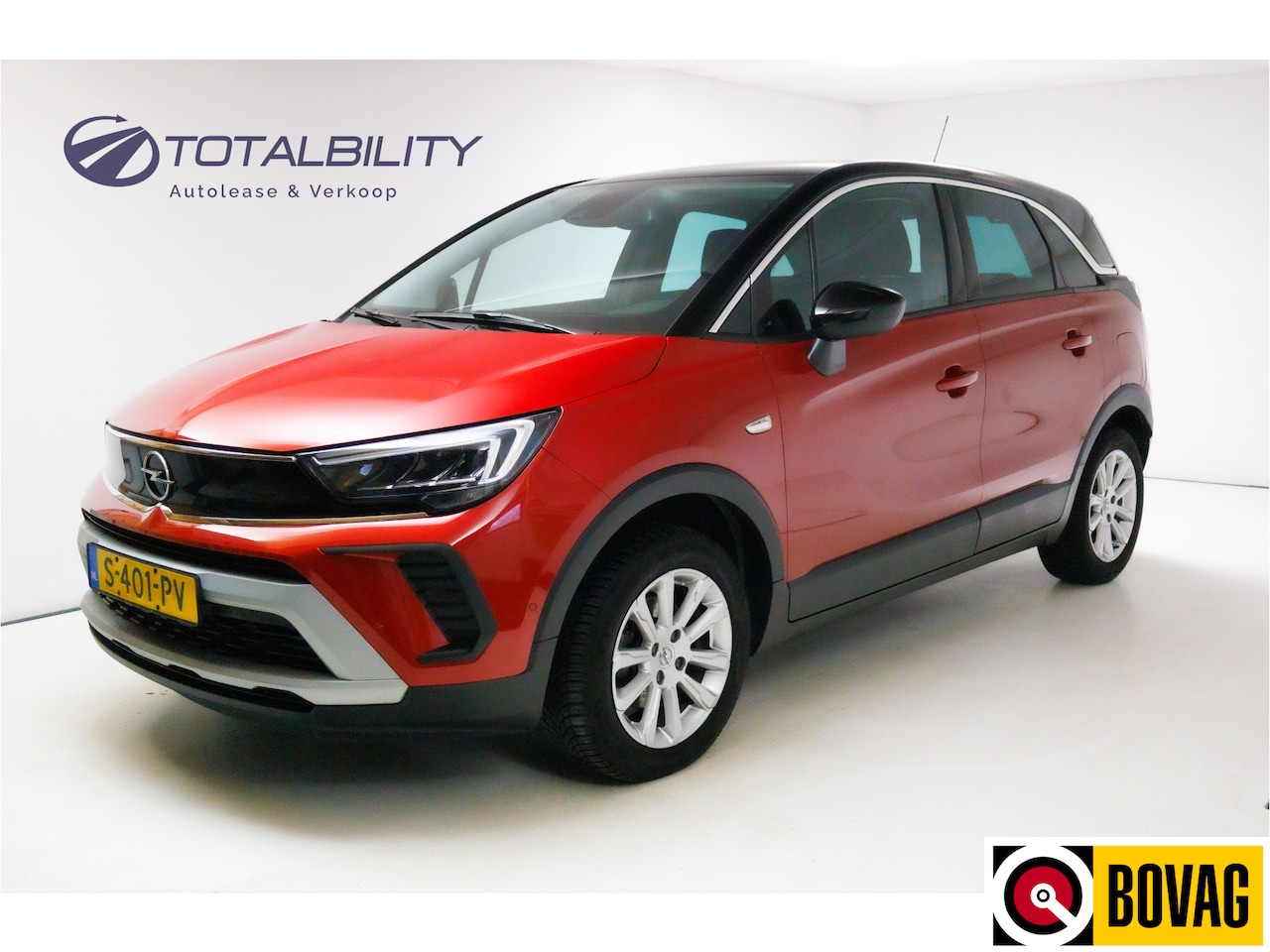 Opel Crossland - 1.2 Turbo Elegance Automaat 131 PK AGR stoel, PDC V+A+Camera, Stoel-, Stuur-, en voorruitv - AutoWereld.nl