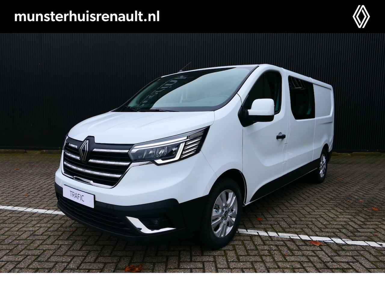 Renault Trafic - 2.0 Blue dCi 130 T29 L2H1 Advance Dubbel Cabine *NIEUW* - Camera, cruise, trekhaak, clima - AutoWereld.nl