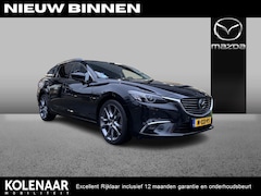 Mazda 6 Sportbreak - Automaat 2.5 Sky-G 192 GT-M /Sunroof/Navi/HUD/Adaptive/ECC/Keyless/Leder/19 inch LMV