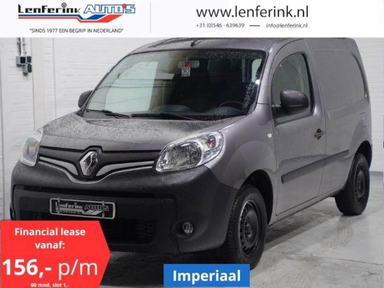 Renault Kangoo - 1.5 dCi 75 pk Comfort Airco, Imperiaal Cruise Control, PDC achter, 1e Eigenaar, NAP, 2-Zit - AutoWereld.nl