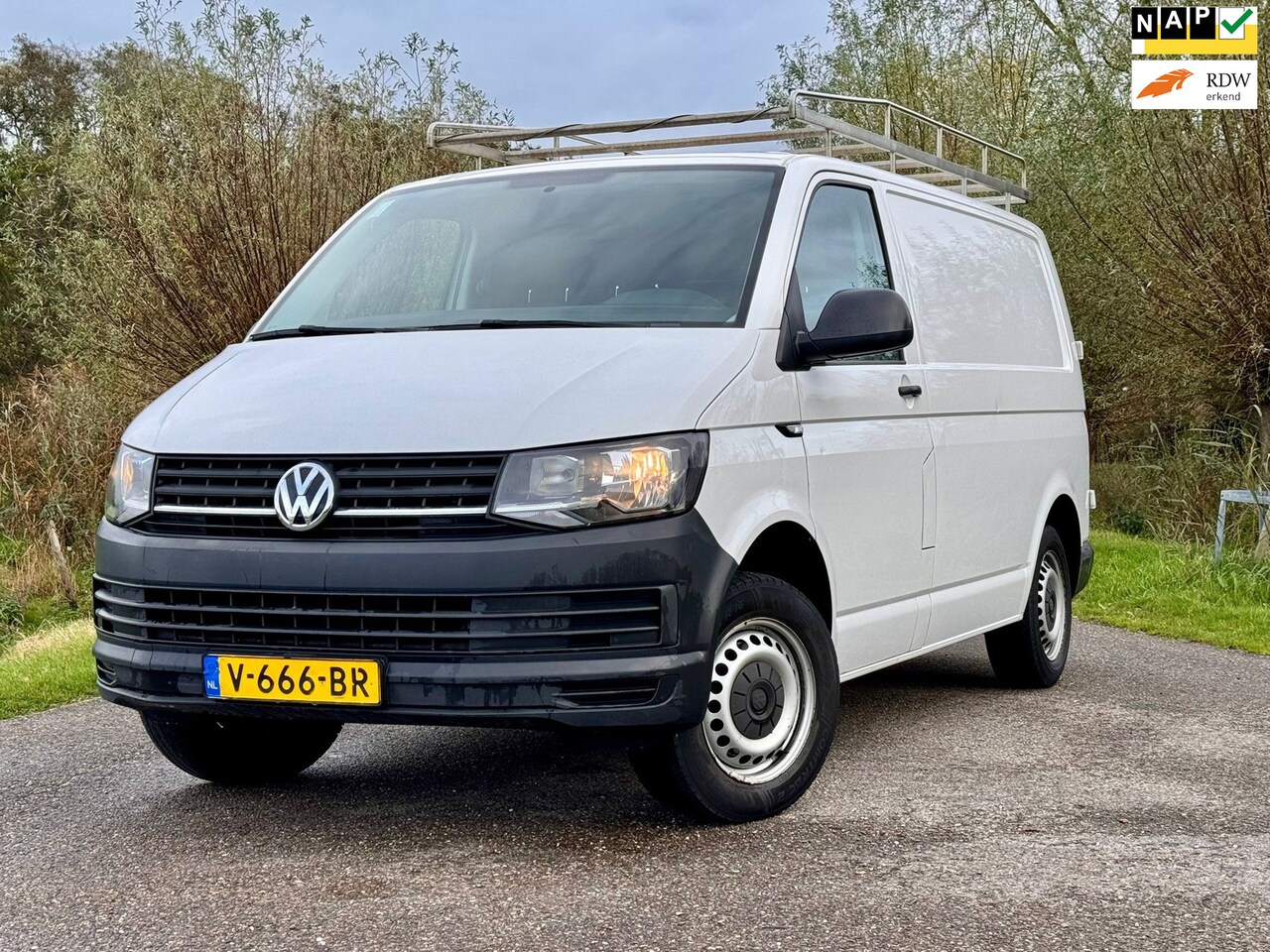 Volkswagen Transporter - 2.0 TDI L1H1 AIRCO E6 3-PERS Perfect onderhouden Nap Trekhaak BTW - AutoWereld.nl