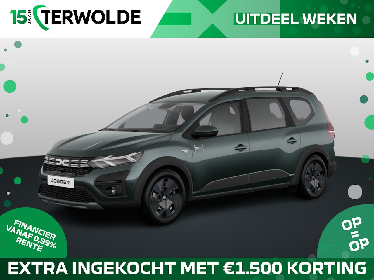 Dacia Jogger - HYBRID 140 6DCT Expression 7-zits | Achteruitrijcamera | Bekleding Expression | Cruise Con - AutoWereld.nl