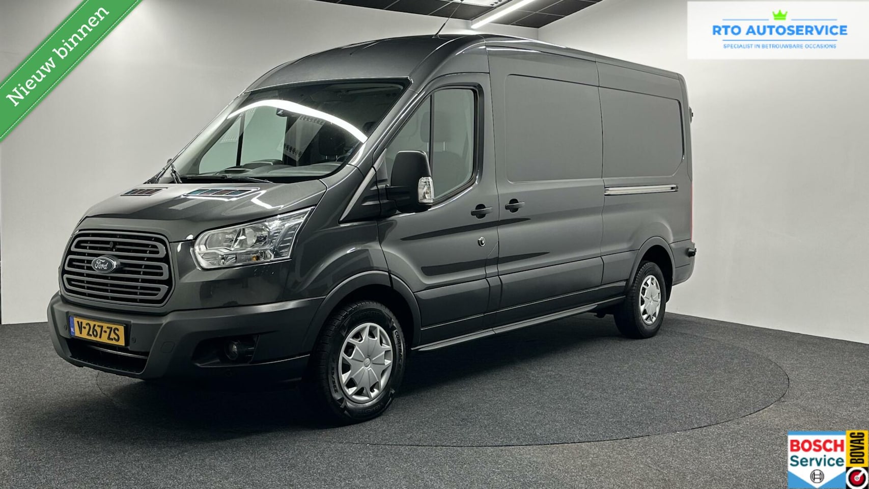 Ford Transit - 350 2.0 TDCI L3H2 DC Ambiente 2-leiding druklucht remsysteem - AutoWereld.nl