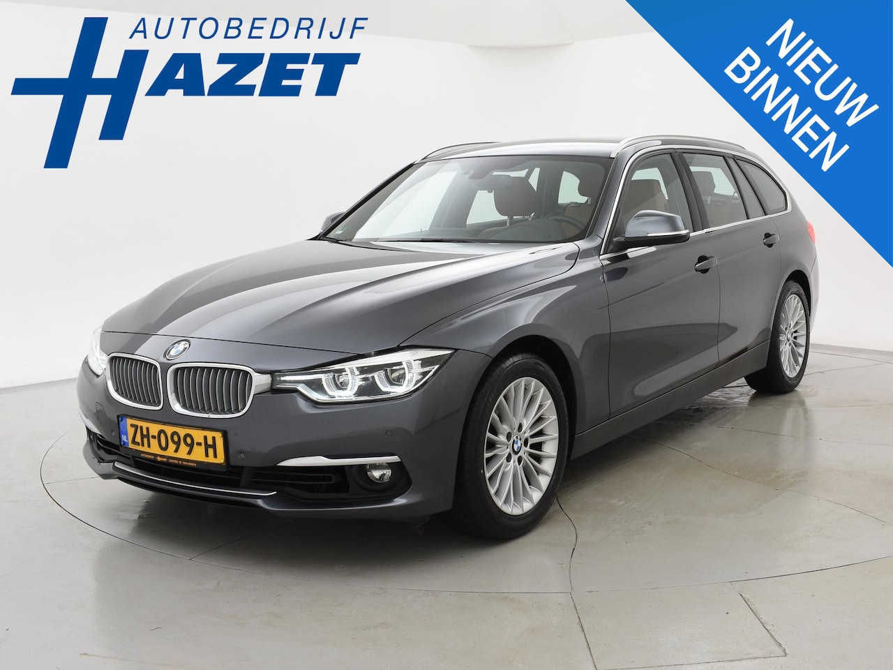 BMW 3-serie Touring - 318i AUT. LUXURY EDITION + LEDER | STOELVERW. | NAVIGATIE - AutoWereld.nl