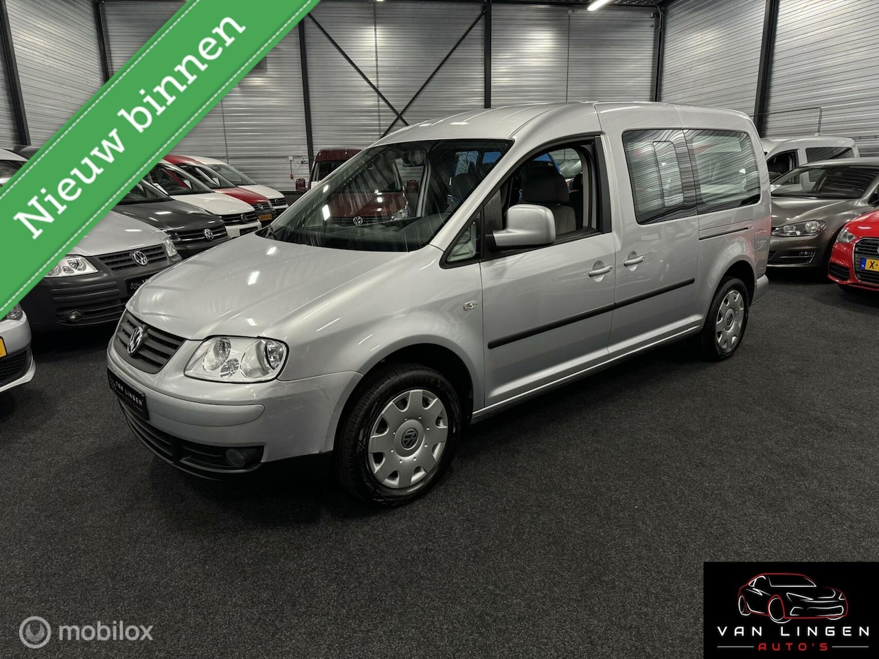 Volkswagen Caddy Maxi - 1.6 LANG! trendline|Airco|Apk Nieuw✅ - AutoWereld.nl